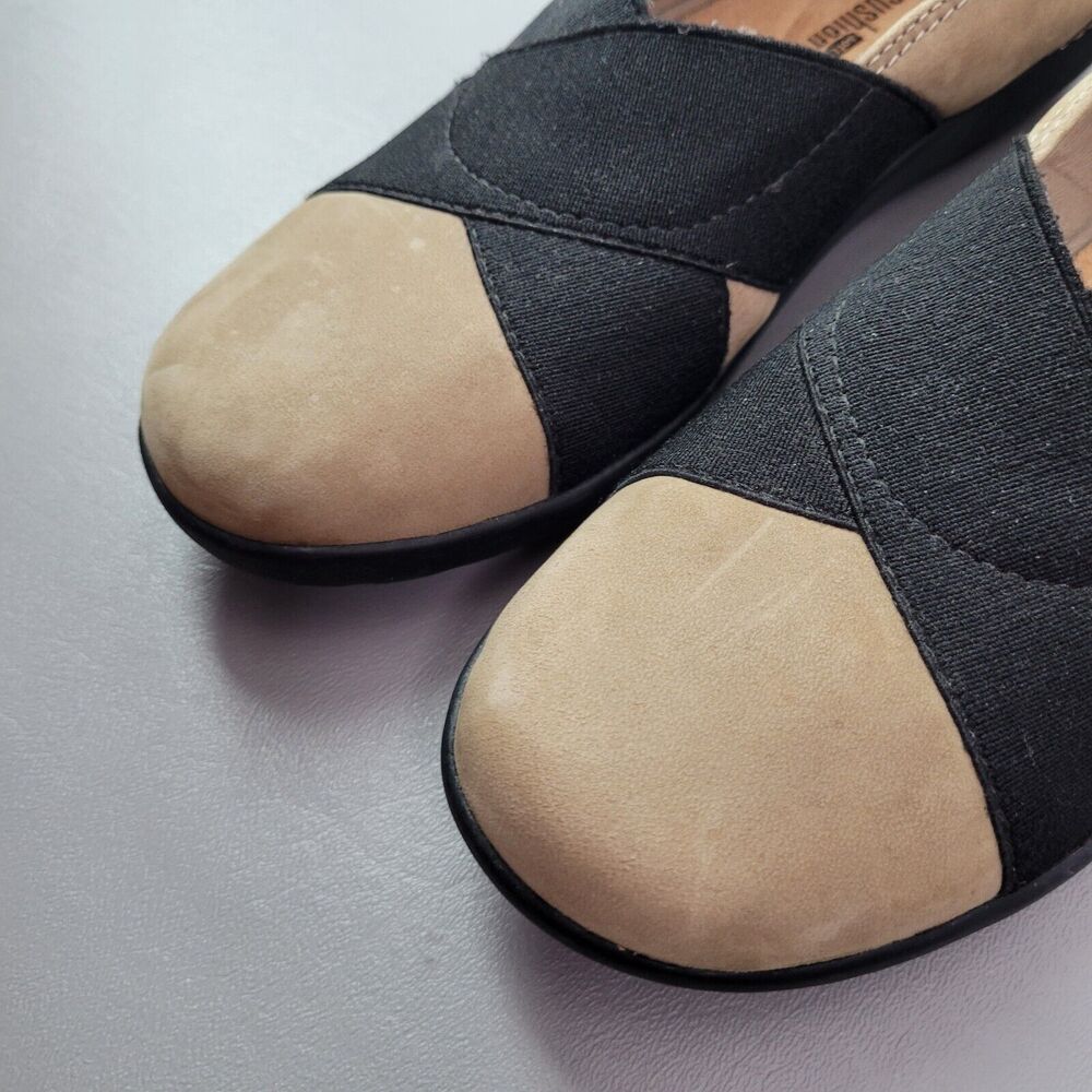Clarks Beige and Black Flats - Picture 5 of 12